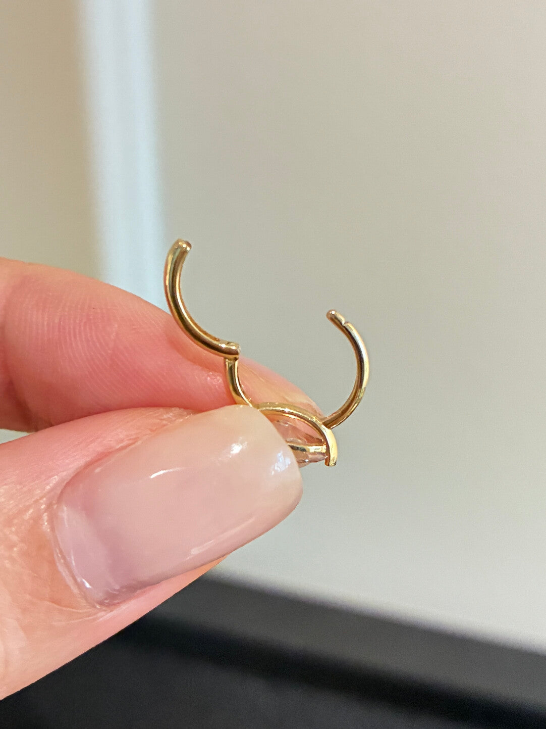 マーキスカット フープピアス