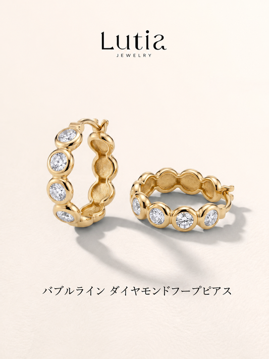 バブルフープ ピアス