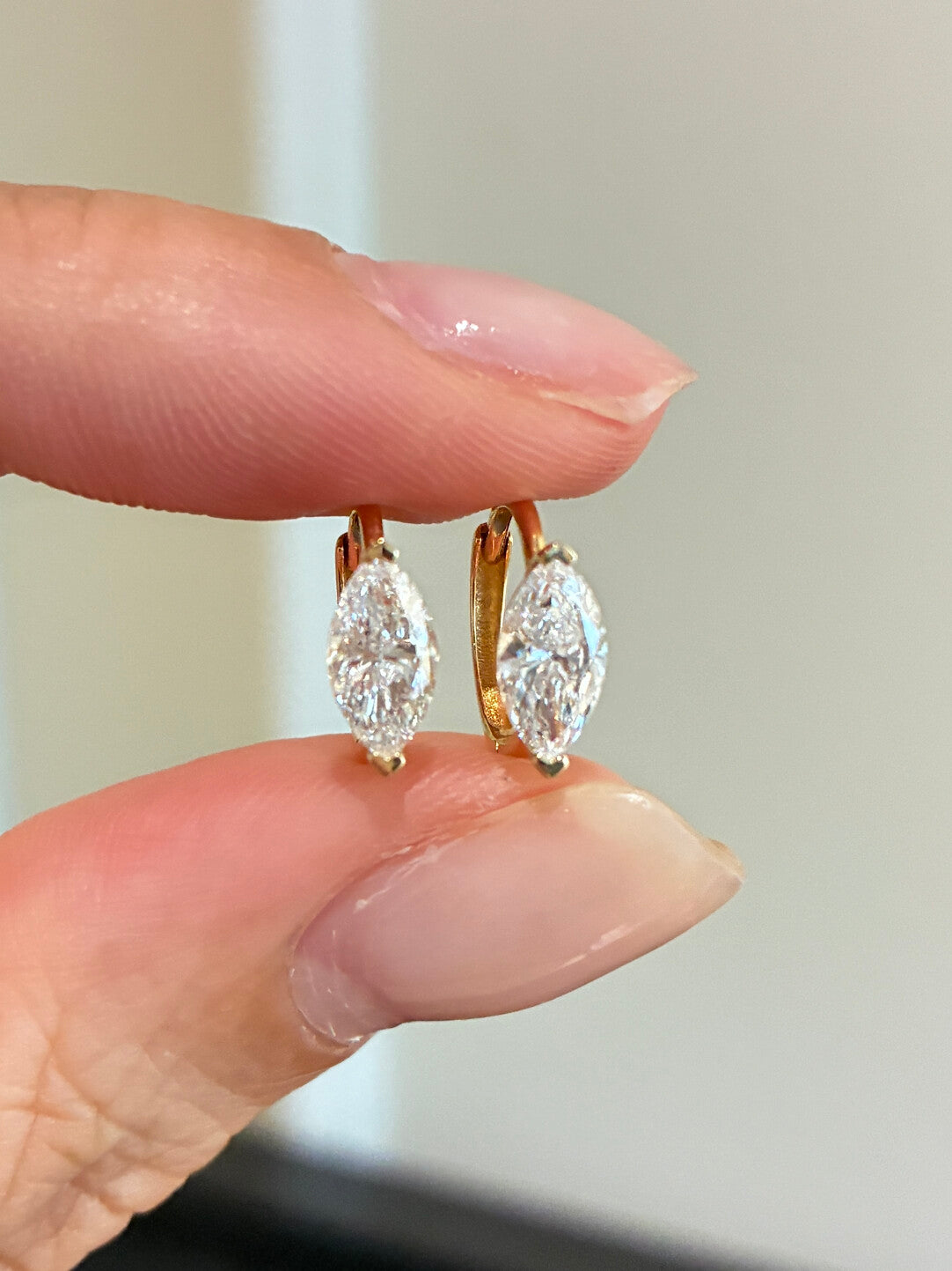 マーキスカット フープピアス