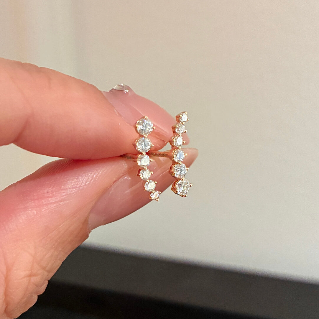 カーブライン イヤークライマーピアス
