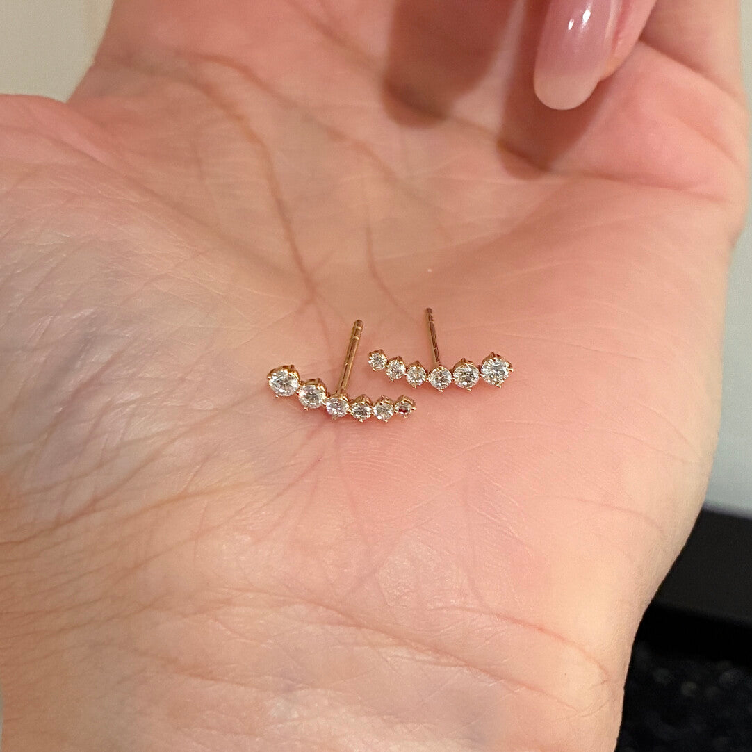 カーブライン イヤークライマーピアス