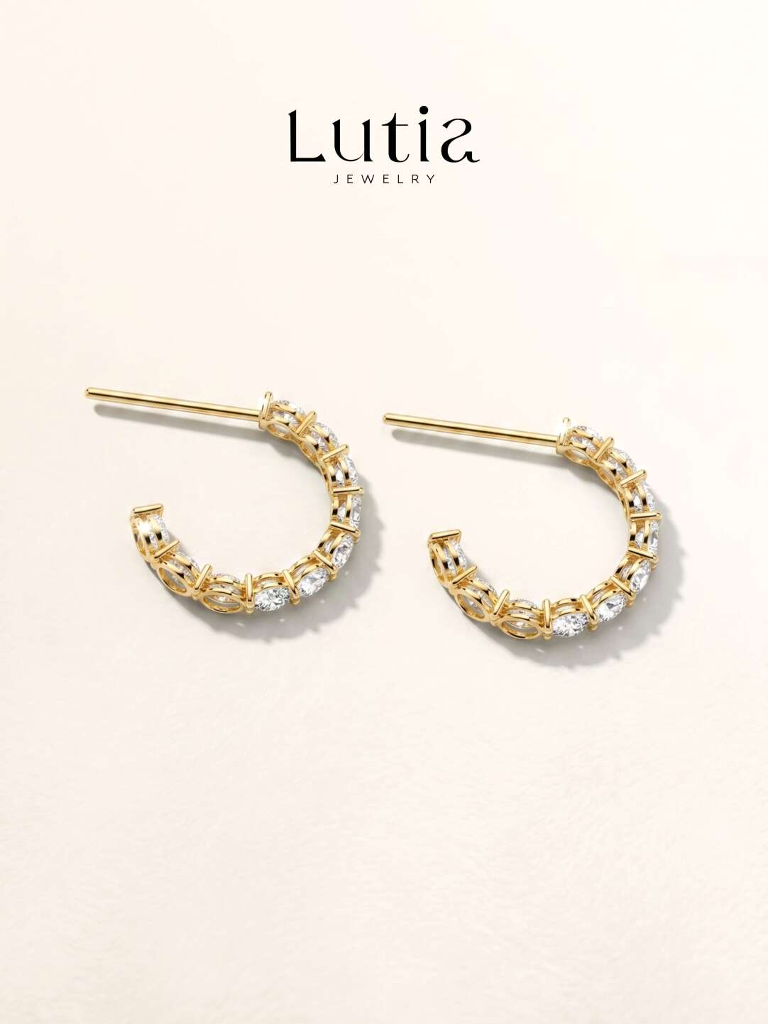 フロントバック ダブルラインピアス