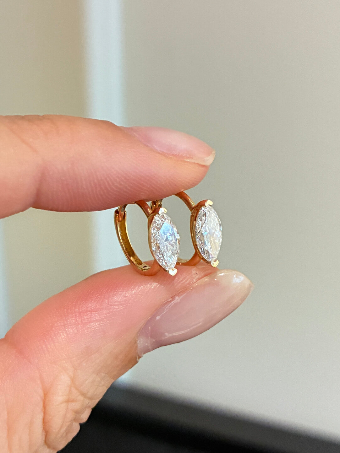 マーキスカット フープピアス