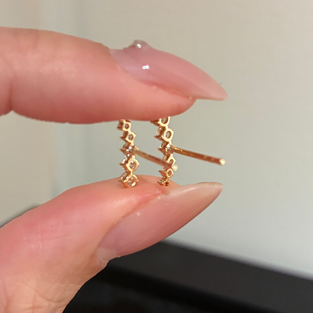 カーブライン イヤークライマーピアス